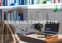 云烟价格表图,云烟祥瑞细支价格